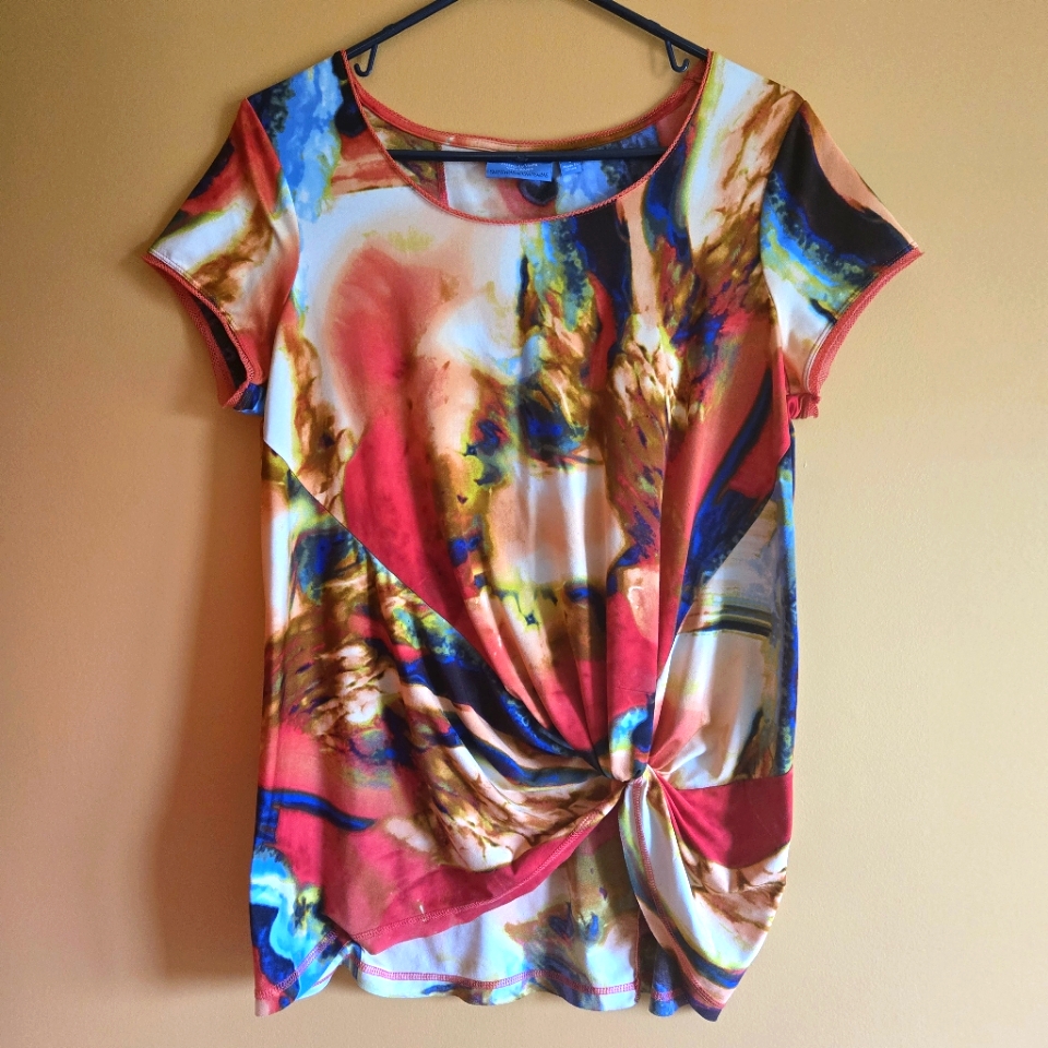 Simply Vera Multi-Color Top, L